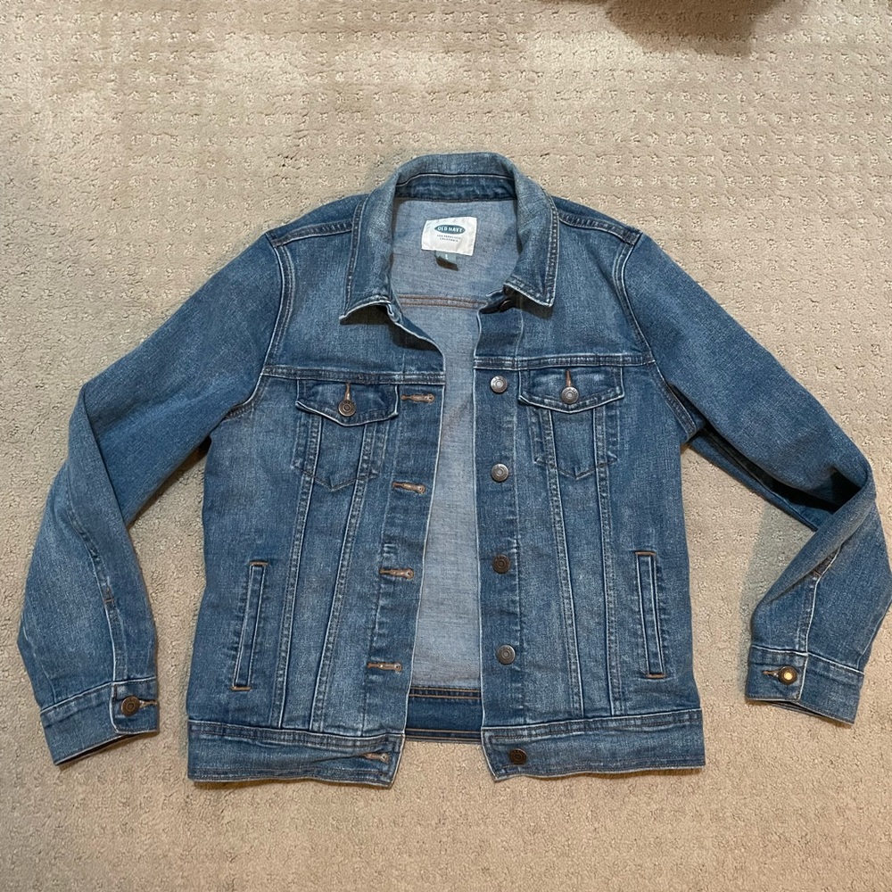 Old Navy jean jacket, size small, blue